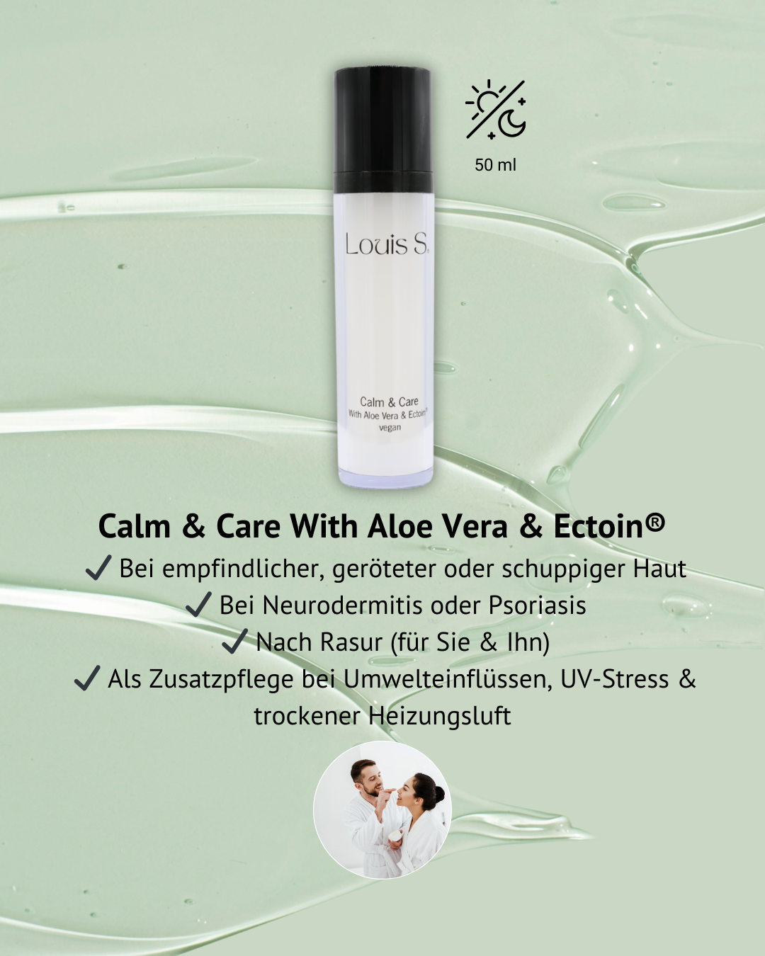 Calm & Care With Aloe Vera & Ectoin® -vegan – Bild 4