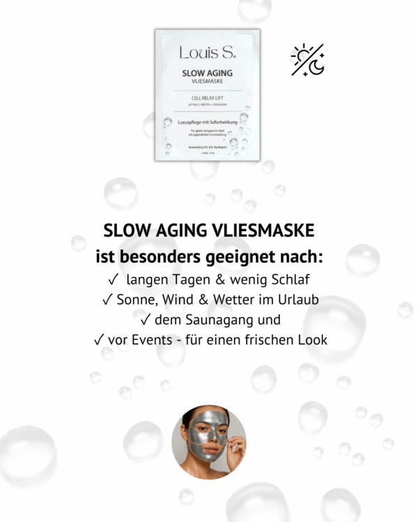 Slow Aging Vliesmaske – Bild 3