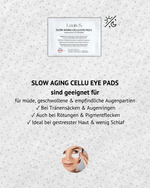 Slow Aging Cellu Eye Pads – Bild 3