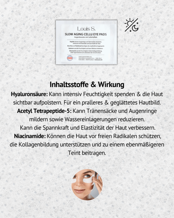 Slow Aging Cellu Eye Pads – Bild 4