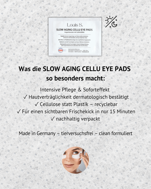 Slow Aging Cellu Eye Pads – Bild 5